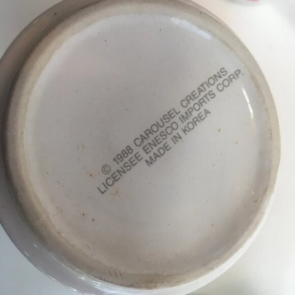 Twelve Days of Christmas Lot of 3 Mugs Carousel Creations 1988 Bird Mug Retro - Picture 8 of 9